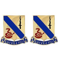 14th Cavalry Regiment Unit Crest (Suivez Moi)